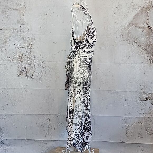 Unbranded Summer Halter Dress In Black And White Womens Size M - Picture 5 of 10